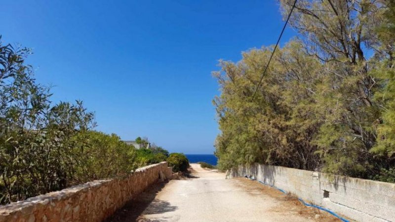 Stavros Kreta, Stavros: Eckgrundstück mit Meerblick zu verkaufen Grundstück kaufen